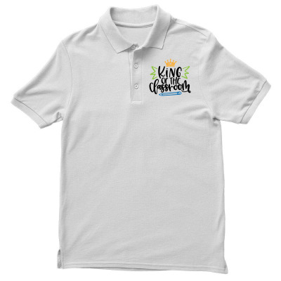 King Of The Classroom Men's Polo Shirt Designed By Desi
