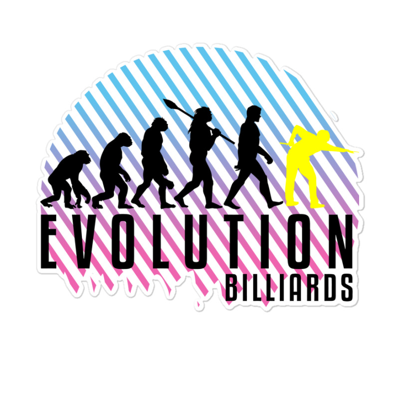 Billiards Evolution Sticker | Artistshot