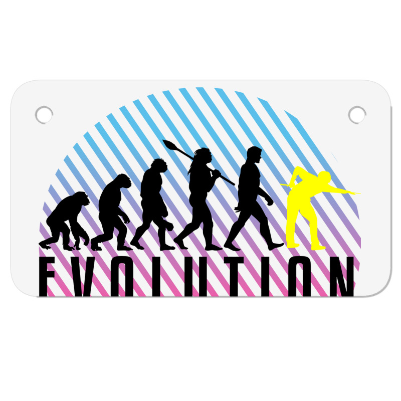 Billiards Evolution Motorcycle License Plate | Artistshot