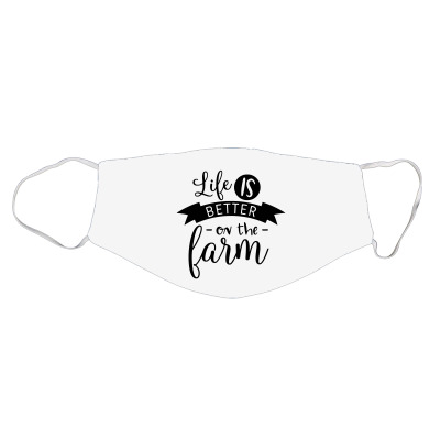 Life Is Better On The Farm Face Mask Designed By Desi