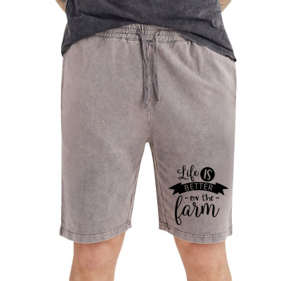 Life Is Better On The Farm Vintage Short Designed By Desi