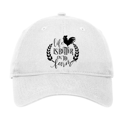 Life Is Better On The Farm Adjustable Cap Designed By Desi