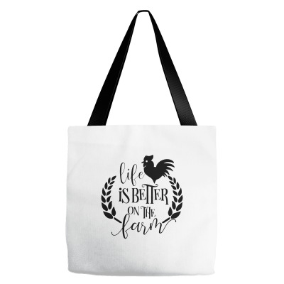 Life Is Better On The Farm Tote Bags Designed By Desi