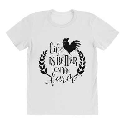 Life Is Better On The Farm All Over Women's T-shirt Designed By Desi