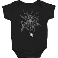 Spider Web Lazy Diy Halloween Costume Spooky Insect T Shirt Baby Bodysuit | Artistshot