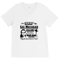 Les Nessman, Buckeye News Award, Distressed   Wkrp V-neck Tee | Artistshot