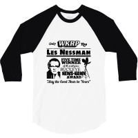 Les Nessman, Buckeye News Award, Distressed   Wkrp 3/4 Sleeve Shirt | Artistshot