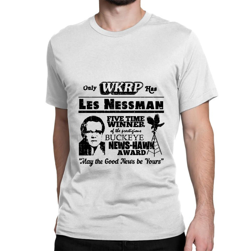 Les Nessman, Buckeye News Award, Distressed   Wkrp Classic T-shirt | Artistshot