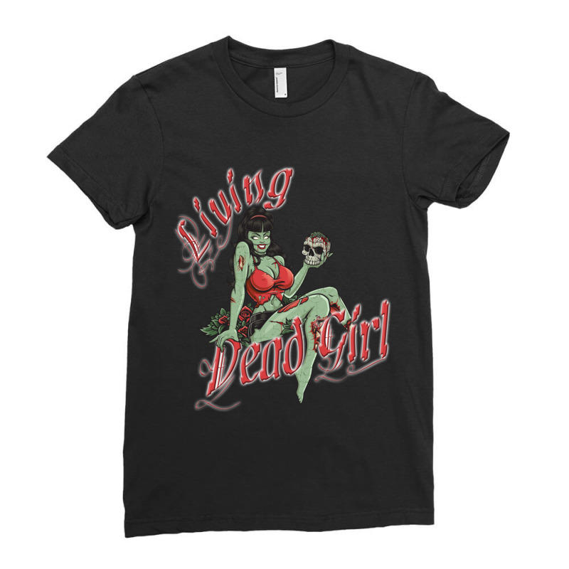 Living Dead Girl Ladies Fitted T-Shirt by CHRISTYWOODS | Artistshot