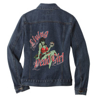 Living Dead Girl Ladies Denim Jacket | Artistshot