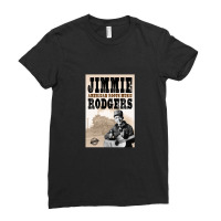 Jimmie Rodgers - American Roots Ladies Fitted T-shirt | Artistshot