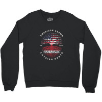 American Grown Latvian Roots Latvia Flag Crewneck Sweatshirt | Artistshot