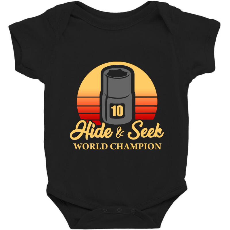 Hide & Seek World Champion Baby Bodysuit by cm-arts | Artistshot