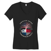 American Grown Panamanian Roots Panama Flag Women's V-neck T-shirt | Artistshot