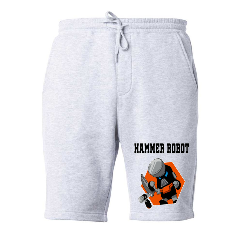 Hammer Robot Fleece Short | Artistshot