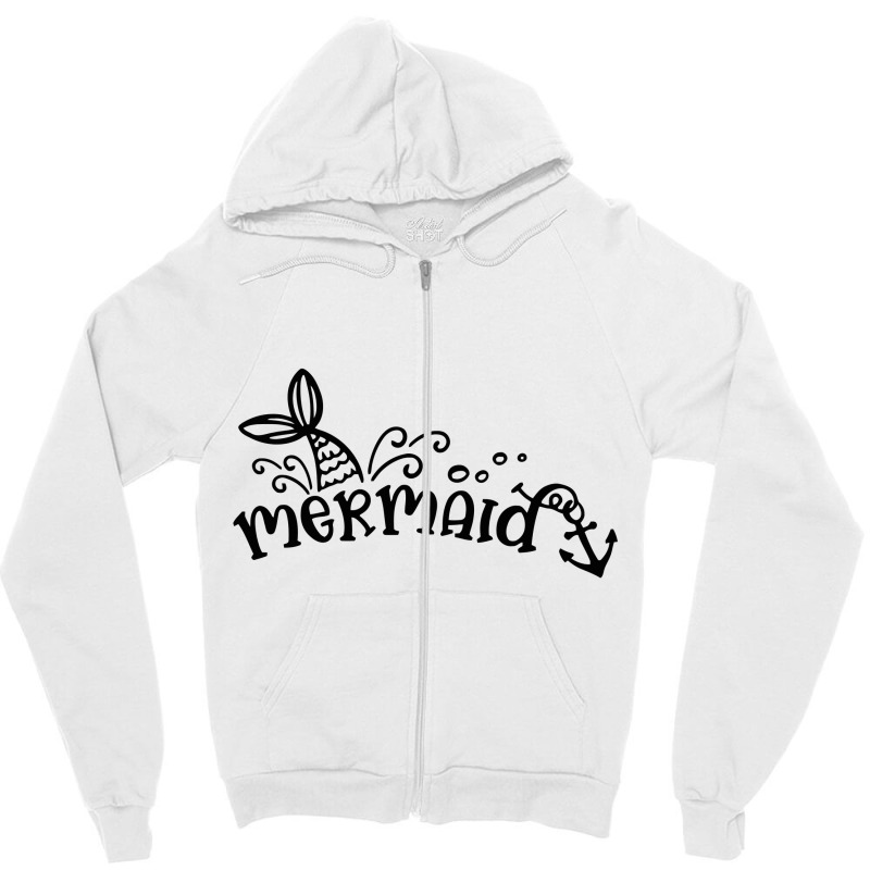 Mermaid Tail Zipper Hoodie | Artistshot