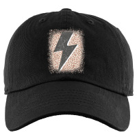 Womens Leopard Cheetah Thunder Print Cool Lightning Bolt Kids Cap | Artistshot