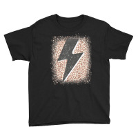 Womens Leopard Cheetah Thunder Print Cool Lightning Bolt Youth Tee | Artistshot