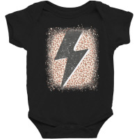 Womens Leopard Cheetah Thunder Print Cool Lightning Bolt Baby Bodysuit | Artistshot