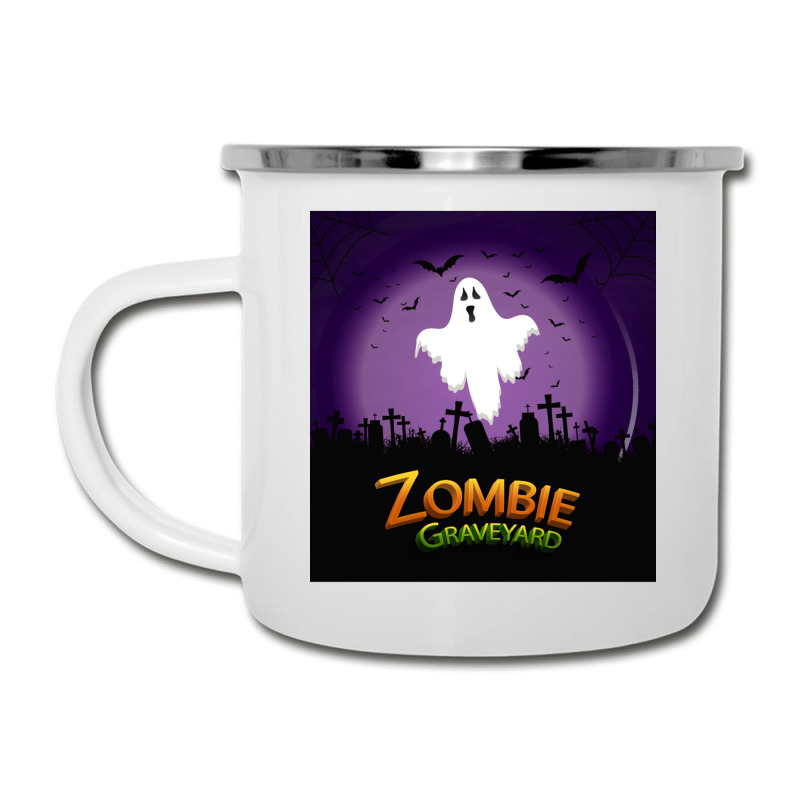 Zombie In Graveyard Camper Cup | Artistshot