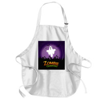 Zombie In Graveyard Medium-length Apron | Artistshot