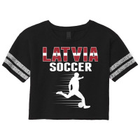 Latvia Soccer Lovers Jersey   Proud Latvian Football Fans Scorecard Crop Tee | Artistshot