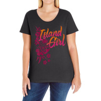 Guam Flower Chamorrita Guam Island Guamanian Girl Chamorro Ladies Curvy T-shirt | Artistshot