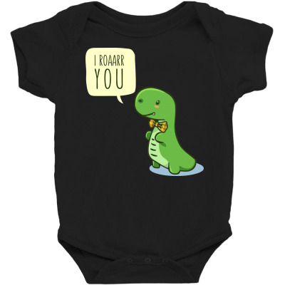 Baby Dino Baby Bodysuit Designed By Arsyad