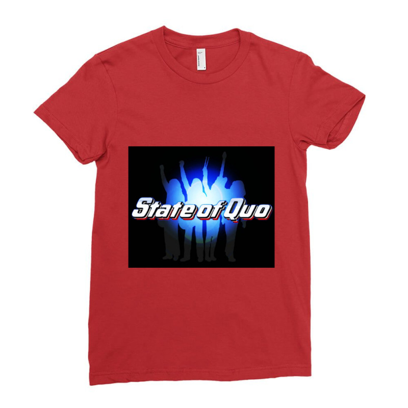 State Quo Copy Ladies Fitted T-Shirt by anyardolanan | Artistshot