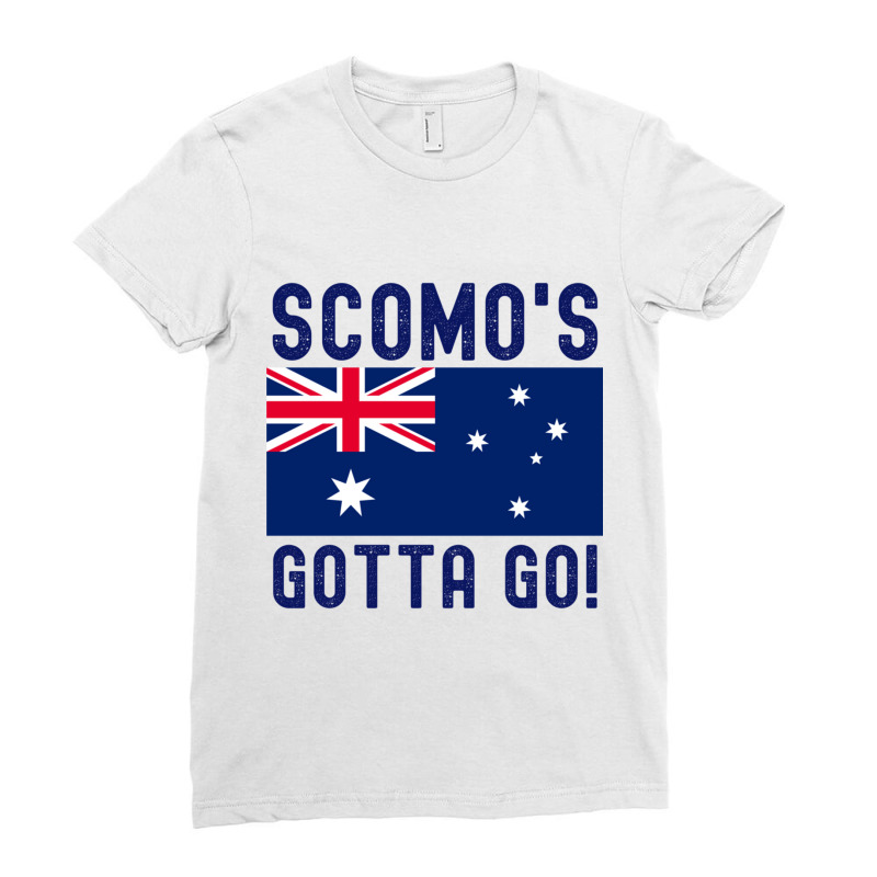 Get Rid Of Scomo - Scomo_s Gotta Go Ladies Fitted T-Shirt by cm-arts | Artistshot