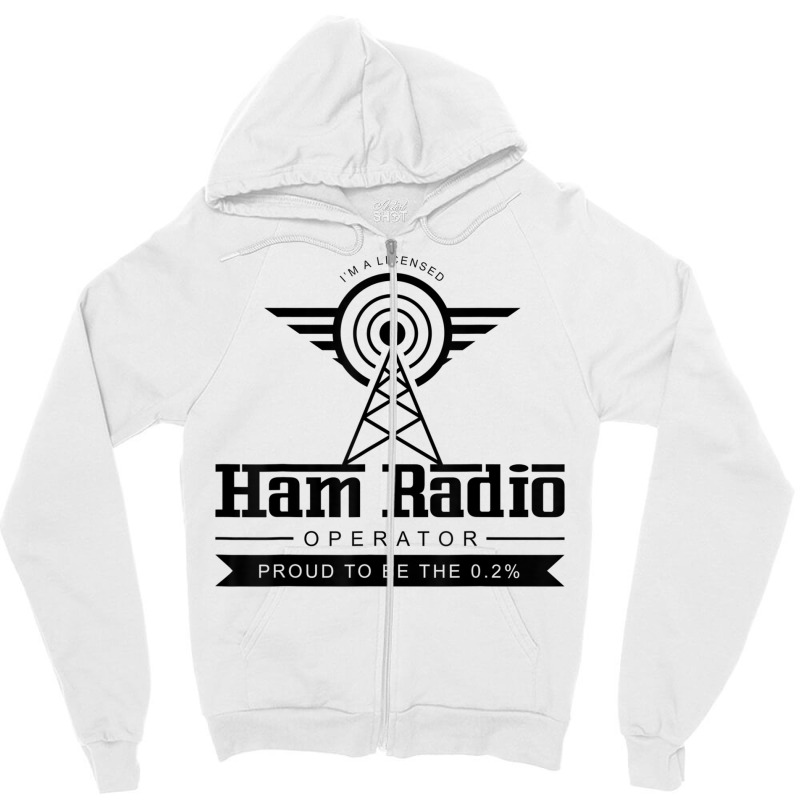 Radio Amateur Ham Radio Operator  Administrator Gift T Shirt Zipper Hoodie by cm-arts | Artistshot