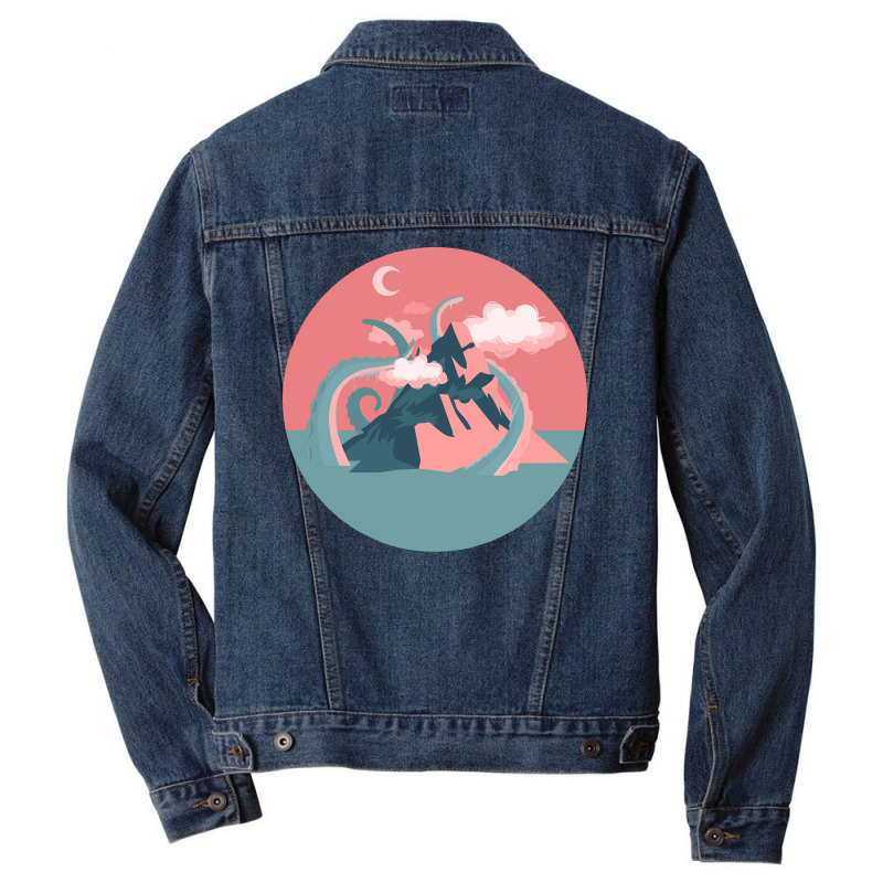 Kraken Cool Men Denim Jacket | Artistshot