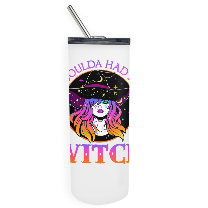 You Could Had A Bad Witch Halloween Costume Funny Witches T Shirt Skinny Tumbler | Artistshot