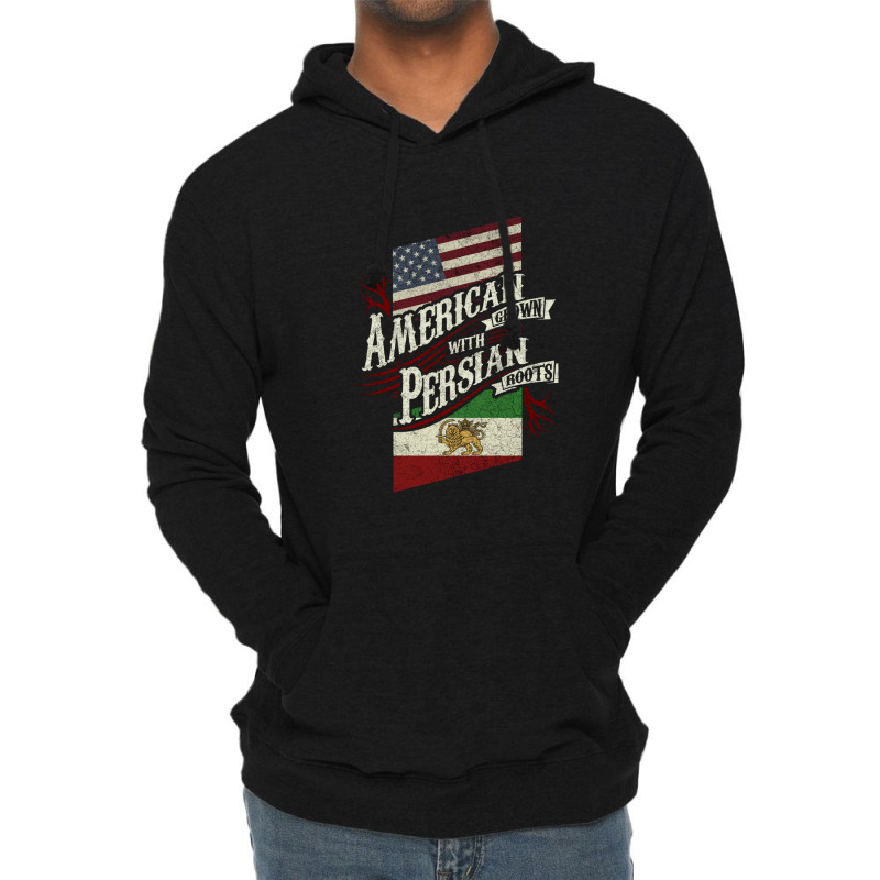 American Grown With Persian Roots 1 Lightweight Hoodie | Artistshot