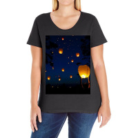 The Life Of A Lantern Ladies Curvy T-shirt | Artistshot