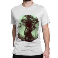 Zombie In Graveyard - Day Of The Dead Sugar Skull Calavera Catrina - P Classic T-shirt | Artistshot