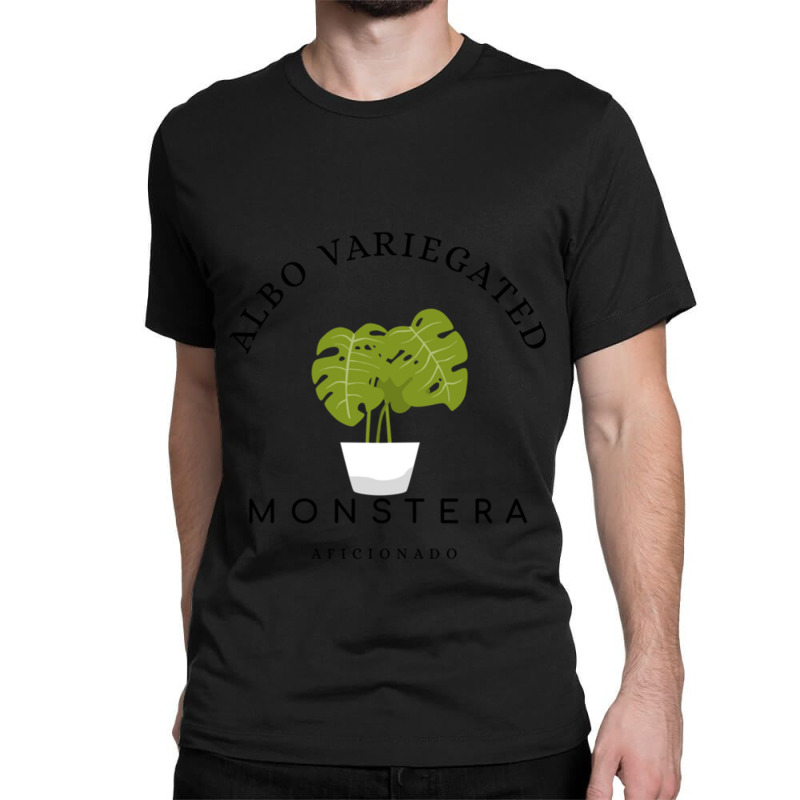 Albo Variegated Monstera Aficionado Classic T-shirt | Artistshot