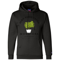 Albo Variegated Monstera Aficionado Champion Hoodie | Artistshot