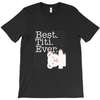 Best Titi Ever Pattern Cute Aunt Auntie White Bear Women T-shirt | Artistshot