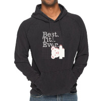 Best Titi Ever Pattern Cute Aunt Auntie White Bear Women Vintage Hoodie | Artistshot