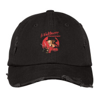 Nightmare On Elm Street Freddy Circle Vintage Cap | Artistshot