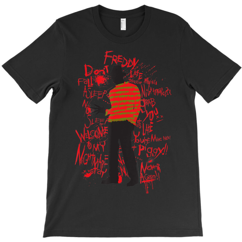 Nightmare On Elm Street Freddy Don't Fall Asleep T-Shirt by mckeebeckett3l9yxd | Artistshot