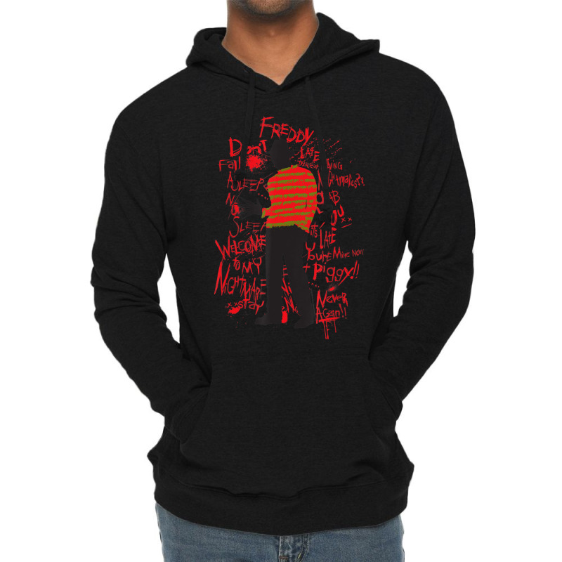 Nightmare On Elm Street Freddy Don't Fall Asleep Lightweight Hoodie by mckeebeckett3l9yxd | Artistshot