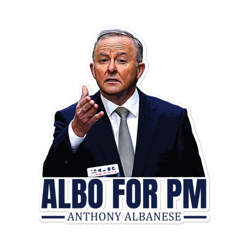 Anthony Albanese. Albo For Pm Sticker | Artistshot