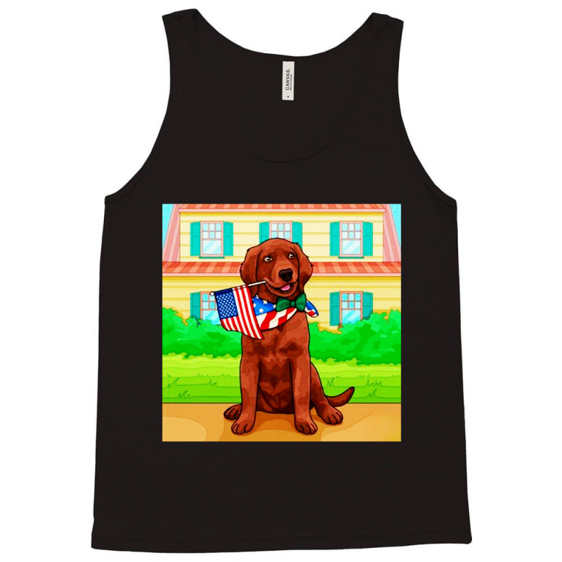 Puppy A M E R I C A N Tank Top by althubich | Artistshot