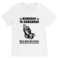 Marhaban Ya Ramadhan V-neck Tee | Artistshot