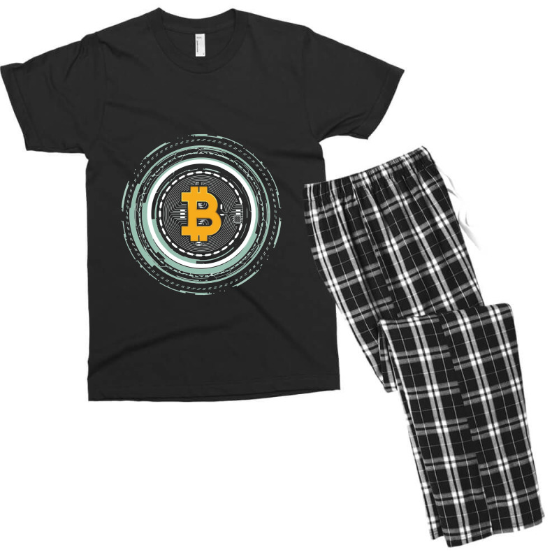 Bitcoin Cryptocurrency Crypto Pullover Men's T-shirt Pajama Set | Artistshot