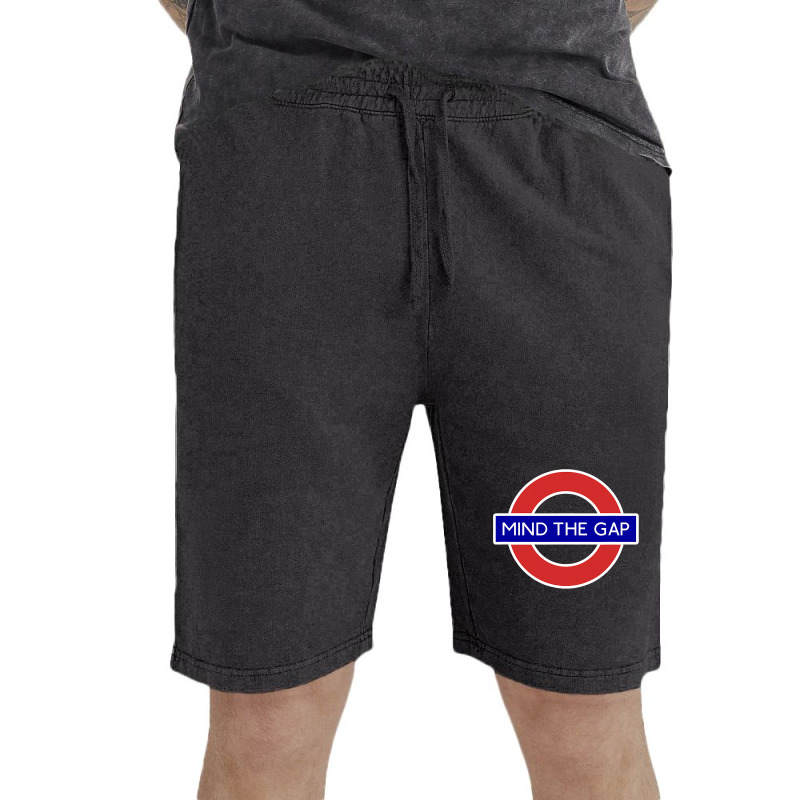 London Souvenir Mind The Gap Underground Tube Vintage Short | Artistshot