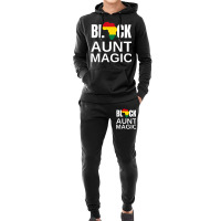 Black Aunt Magic Black History Month Gift African Womens Hoodie & Jogger Set | Artistshot