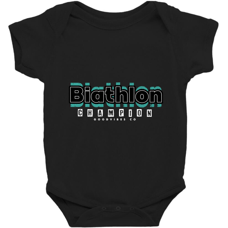 Biathlon Champ Baby Bodysuit | Artistshot